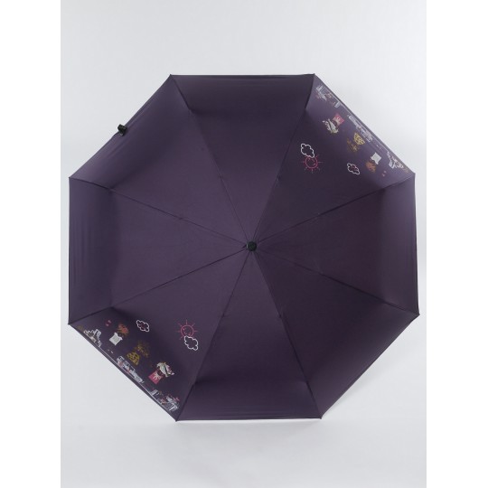 Женский зонт Kobold KB3608-003 от дождя и с защитой от солнца UPF50+  